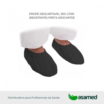 PROPE DESCARTAVEL 30G C/100 (RESISTENTE) PRETA DESCARTEE