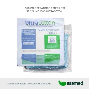 CAMPO OPERATORIO ESTERIL 31X38 C/5UND 100G ULTRACOTON