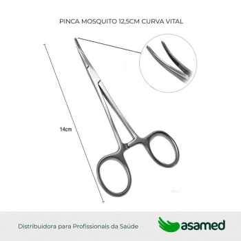 PINCA KELLY 14CM CURVA (HEMOSTATICA) VITAL