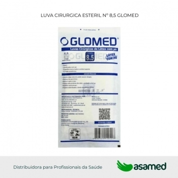 LUVA CIRURGICA ESTERIL Nº 8,5 GLOMED