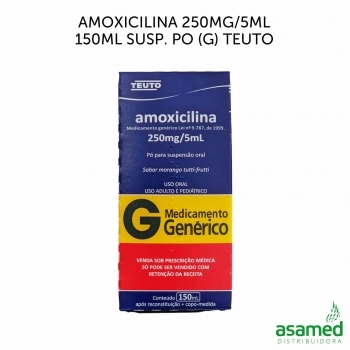 AMOXICILINA 250MG/5ML 150ML SUSP. PO (G) EUROFARMA