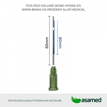 FIOS PDO VOLUME MONO HYDRA 21G 60MM 80MM C/4 PRODEEP ALUR MEDICAL