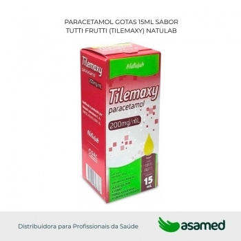 PARACETAMOL GOTAS 15ML SABOR TUTTI FRUTTI (TILEMAXY) NATULAB