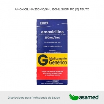 AMOXICILINA 250MG/5ML 150ML SUSP. PO (G) EUROFARMA
