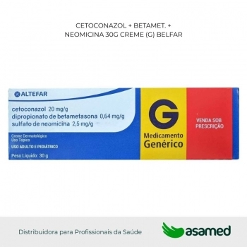 CETOCONAZOL + BETAMET. + NEOMICINA 30G CREME (G) BELFAR