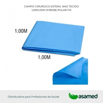 CAMPO CIRURGICO ESTERIL NAO TECIDO 1,00X1,00M (F08128) POLAR FIX