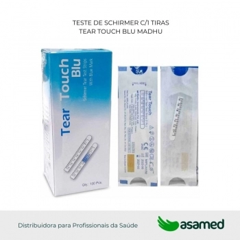 TESTE DE SCHIRMER C/1 TIRAS TEAR TOUCH BLU MADHU