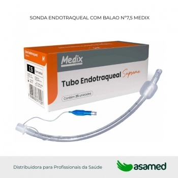 SONDA ENDOTRAQUEAL COM BALAO Nº7,5 GLOMED
