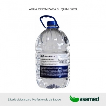 AGUA DEIONIZADA 5L QUIMIDROL