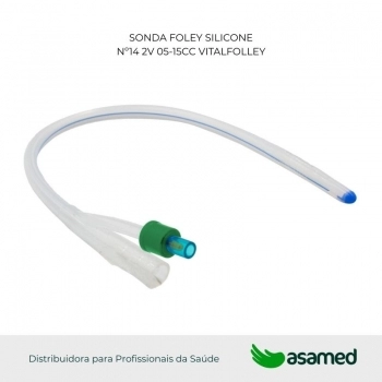 SONDA FOLEY SILICONE Nº14 2V 05-15CC VITALFOLLEY