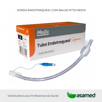 SONDA ENDOTRAQUEAL COM BALAO Nº7,0 MEDIX