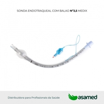 SONDA ENDOTRAQUEAL COM BALAO Nº3,5 MEDIX