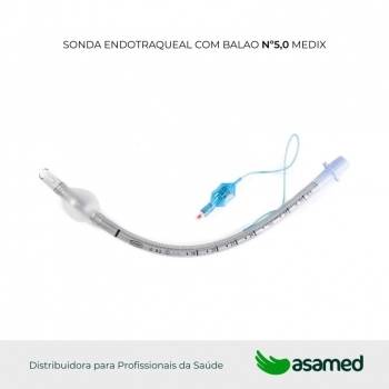 SONDA ENDOTRAQUEAL COM BALAO Nº5,0 MEDIX
