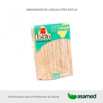 ABAIXADOR DE LINGUA C/100 ESTILO