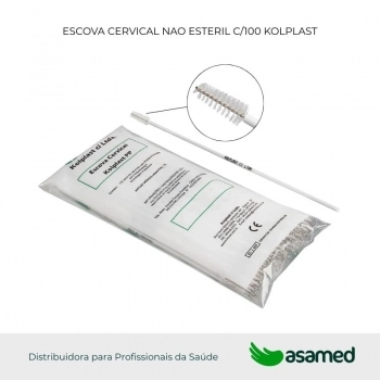 ESCOVA CERVICAL NAO ESTERIL C/100 KOLPLAST