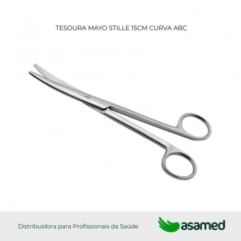 TESOURA MAYO STILLE 15CM CURVA ABC