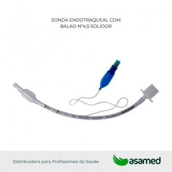 SONDA ENDOTRAQUEAL COM BALAO Nº4,5 SOLIDOR