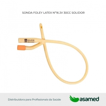 SONDA FOLEY LATEX Nº16 2V 30CC SOLIDOR