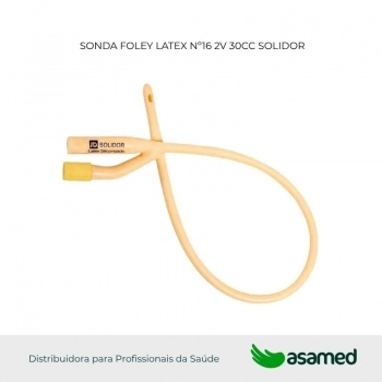 SONDA FOLEY LATEX Nº20 2V 30CC SOLIDOR