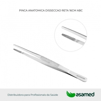 PINCA ANATOMICA DISSECCAO RETA 16CM ABC