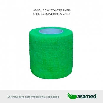 ATADURA AUTOADERENTE 05CMX4,5M VERDE ASAVET