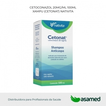 CETOCONAZOL 20MG/ML 100ML XAMPU (CETONAT) NATIVITA
