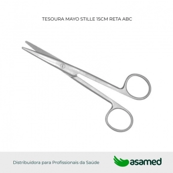 TESOURA MAYO STILLE 15CM RETA ABC