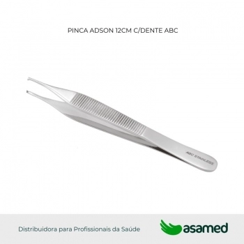 PINCA ADSON 12CM C/DENTE ABC