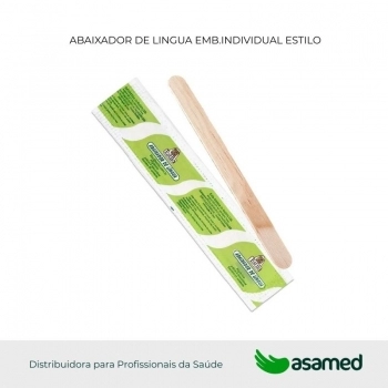 ABAIXADOR DE LINGUA EMB.INDIVIDUAL ESTILO