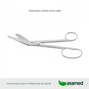 TESOURA LISTER 14CM ABC
