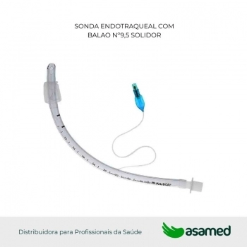 SONDA ENDOTRAQUEAL COM BALAO Nº9,5 SOLIDOR