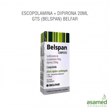 ESCOPOLAMINA + DIPIRONA 20ML GOTAS (BELSPAN) BELFAR