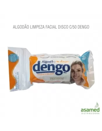 ALGODAO LIMPEZA FACIAL DISCO C/50UND DENGO