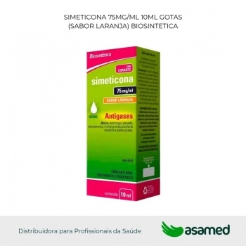 SIMETICONA 75MG/ML 10ML GOTAS (SABOR LARANJA) BIOSINTETICA
