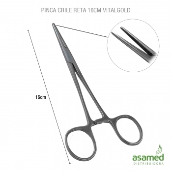 PINCA CRILE 16CM RETA VITALGOLD