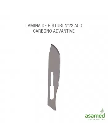 LAMINA DE BISTURI Nº22 ACO CARBONO ADVANTIVE