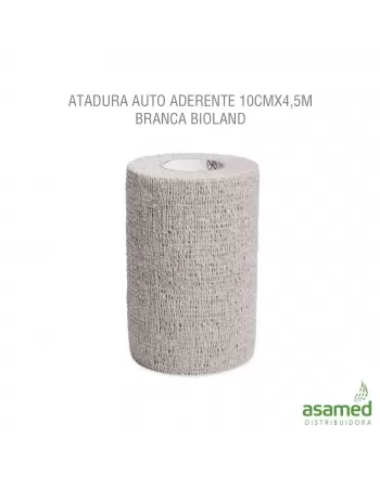 ATADURA AUTOADERENTE 10CMX4,5M BRANCA BIOLAND