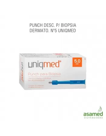 PUNCH DESC. P/ BIOPSIA DERMATO. Nº5 UNIQMED