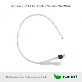 SONDA FOLEY SILICONE Nº10 2V 10-30CC ADVANTIVE