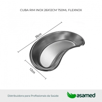 CUBA RIM INOX 26X12CM 750ML FLEXNOX