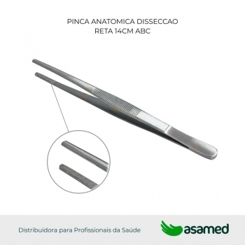 PINCA ANATOMICA DISSECCAO RETA 14CM ABC