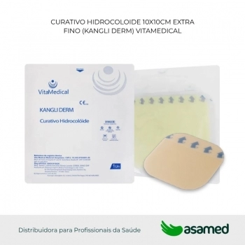 CURATIVO HIDROCOLOIDE 10X10CM EXTRA FINO (KANGLI DERM) VITAMEDICAL