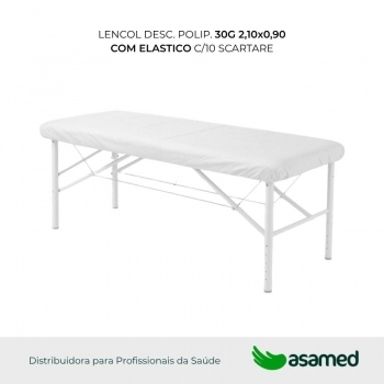 LENCOL DESC. POLIP.30G 2,10X0,90 COM ELASTICO C/10 SCARTARE