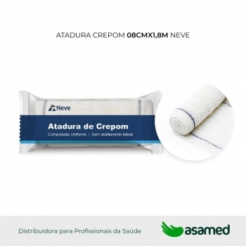 ATADURA CREPOM 08CMX1,8M NEVE