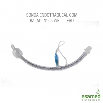 SONDA ENDOTRAQUEAL COM BALAO Nº2,5 WELL LEAD