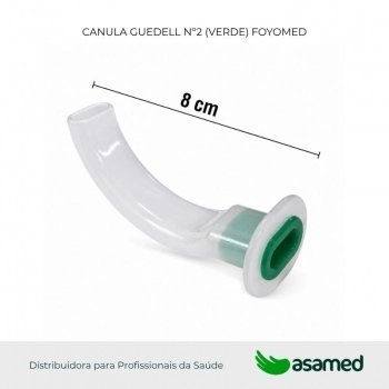 CANULA GUEDELL Nº2 (VERDE) FOYOMED