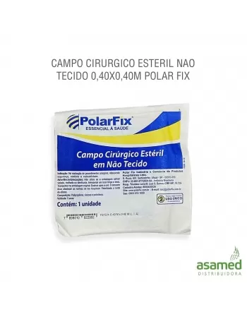 CAMPO CIRURGICO ESTERIL NAO TECIDO 0,40X0,40M POLAR FIX