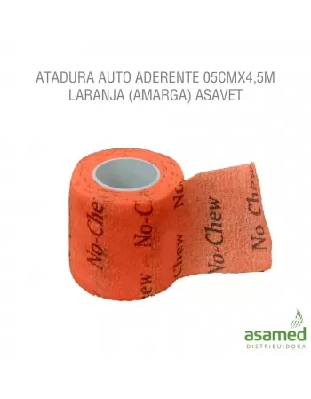 ATADURA AUTO ADERENTE 05CMX4,5M LARANJA (AMARGA) ASAVET