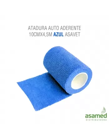 ATADURA AUTOADERENTE 10CMX4,5M AZUL ASAVET