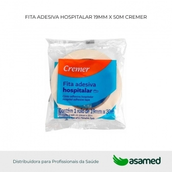 FITA ADESIVA HOSPITALAR 19MM X 50M CREMER